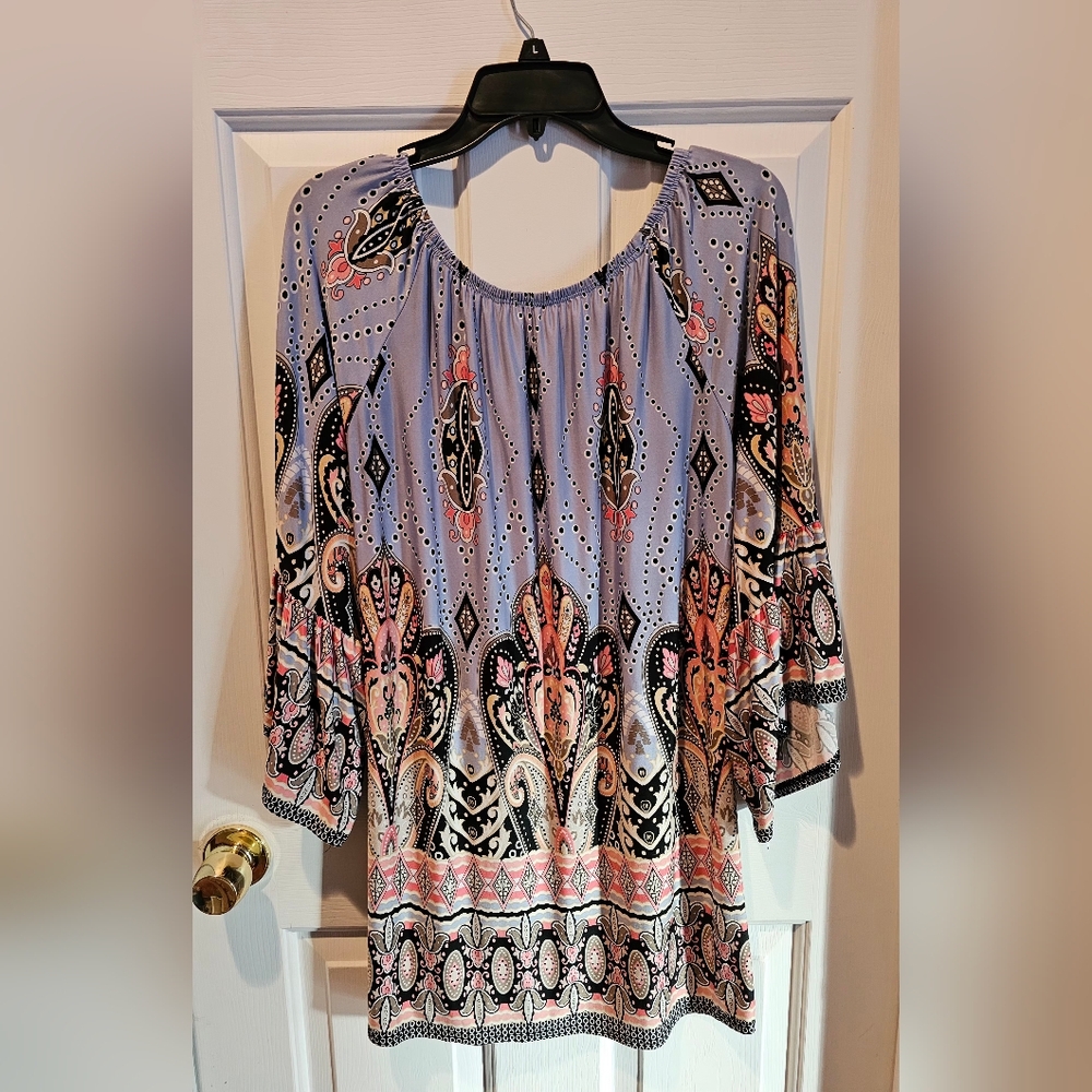 Size 2 XL Beautiful Bohemian Print Dress